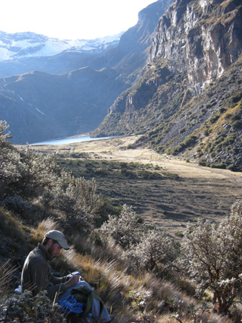 Louisiana State University graduate students in Peru