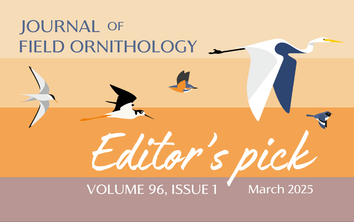 Journal of Field Ornithology | Editor's Pick (Volume 96, Issue 1)